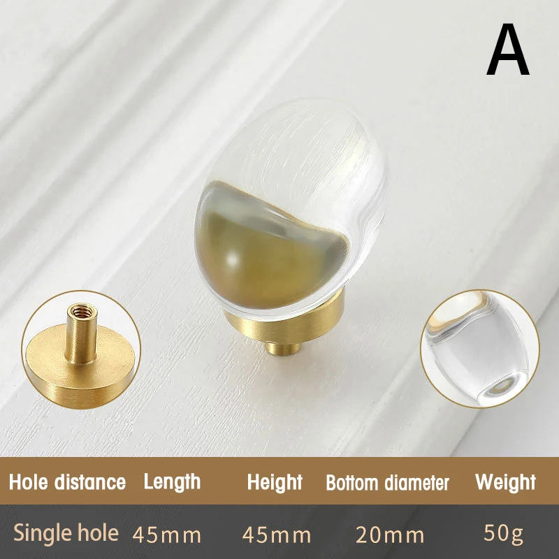 1 buc Nou Cristal de Sticlă Butoane în Formă de Diamant Design Dulap Sertar Trage Dulap de Bucatarie Dulap Ușă Mânere Hardware - 2