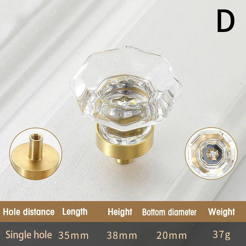 1 buc Nou Cristal de Sticlă Butoane în Formă de Diamant Design Dulap Sertar Trage Dulap de Bucatarie Dulap Ușă Mânere Hardware - 5