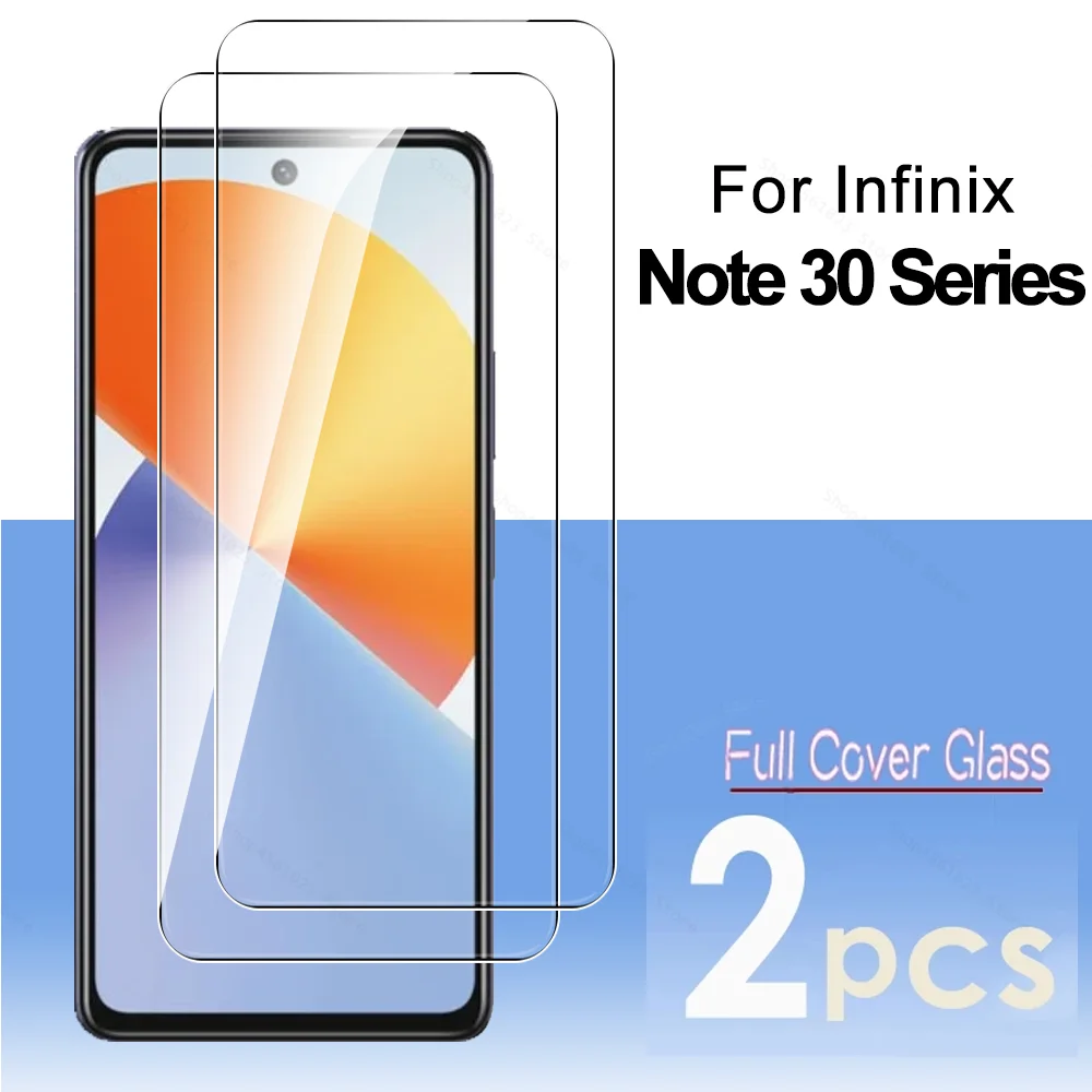 2 buc Complet Capacul de Sticlă Pentru Infinix Nota 30 Pro 30i 4G Folie Protectoare din Sticla Temperata Infinx Note30 5G 30Pro NFC Ecran Protector - 0