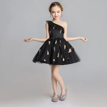 2023 noi pentru copii gazdă catwalk rochie de printesa mica fata de ziua puffy rochie de seara fetele pian costume