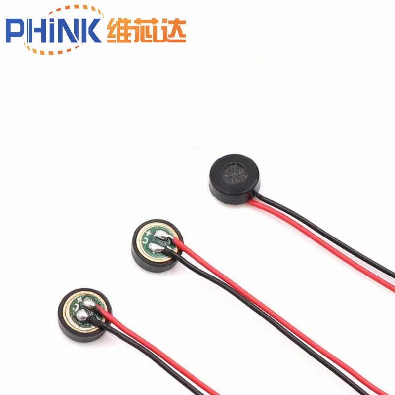 20buc/10buc 4015 Microfon de Înaltă Sensibilitate Electre 3DB Anti-Interferențe cu Cablu 1,25 MM Plug 4*1.5 MM - 4