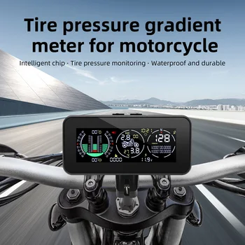 3 IN1 Motocicleta Head Up Display Vitezometru GPS Altitudine, Busola Nivel Moto monitorizare a Presiunii în Anvelope Sistemul de Transport cu Motor