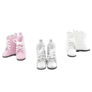 5cm Papusa Boot Alb Gri Roz 1/6 BJD 14 Cm Baby Doll EXO Moda Mini ShoesToy de Înaltă Calitate Papusa Accesorii