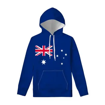 AUSTRALIA pulover personalizat numele numărul de moda alb-negru bleumarin logo-ul aus țară tricoul națiune au haine steagul sus