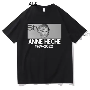 Anne Heche Tricou De Moda Femei/Bărbați Estetice Grafic Supradimensionat Tricou Masculin Harajuku Amuzant Streetwear Casual Din Bumbac Tricouri Tricouri
