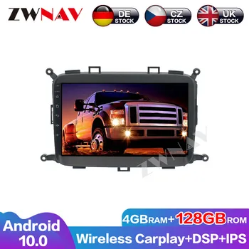 Auto Radio Capul unitatea DVD Player 128G Carplay Android 10.0 Ecran Tactil Auto pentru Kia Carens 2013-2018 GPS Audio Stereo Multimedia