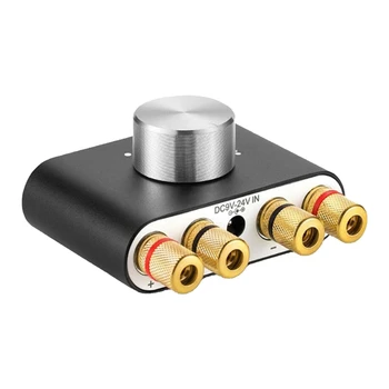 Bluetooth Audio Digital Amplificator de Black Metal Pentru Difuzoare Computer de Redare Muzică Plug SUA
