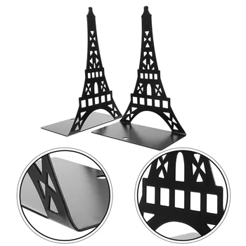 Cartea Se Termină Cartea End Metal Bookend Creative Paris Turnul Eiffel Bookends Alb Negru Suport De Carte Bool Organizator Biroul De Acasă
