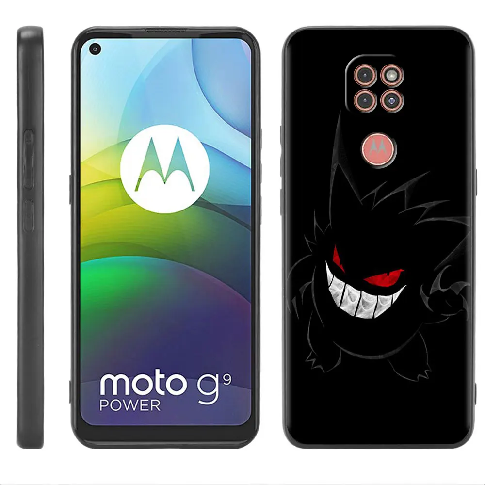 Caz De Telefon Pentru Motorola G30 Un Fusion Plus G9 Juca G8 Putere Lite G60 G50 X30 S30 Păstrăm E6 C 20 Pro Acoperi Anime Pokemon Fantasma - 3