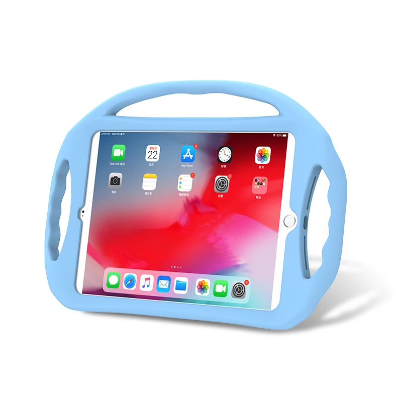 Copiii Silicon Portabil Caz pentru Apple iPad 7 8 9 Drăguț Caz rezistent la Socuri husa de Protectie pentru iPad 10.2 inch Funda - 5