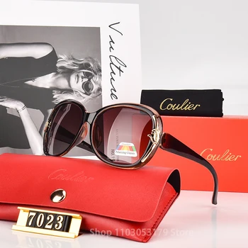 Coulier Brand de Lux Oval Femei Supradimensionat ochelari de Soare Moda Barbati Umbrelă de soare Ochelari de Soare Casual de Conducere Nuante UV400 Oculos De Sol