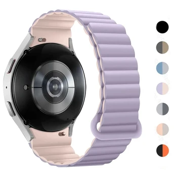 Curea magnetica pentru Samsung Ceas 6classic 43 47mm 5 Pro 45mm Banda de Silicon pentru Galaxy Watch 6 4 5 40 44mm ceasul 4classic 42 46mm