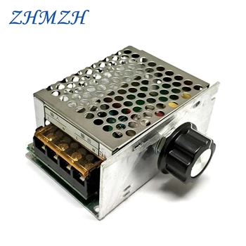 De mare Putere 4000W Tiristor Dimmer Electronic 220V Siliciu Controlate Redresoare de Tensiune Regulator de Viteza de Control Termostat