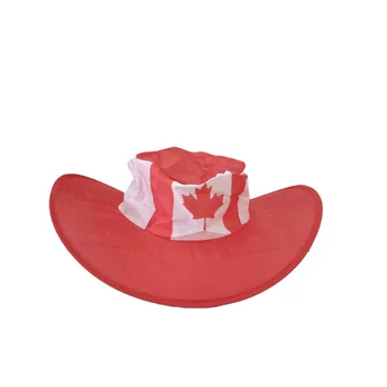 Direct, Livrare 100% Poliester Ziua Națională de 1 iulie Canada Steaguri Capace de Pălării