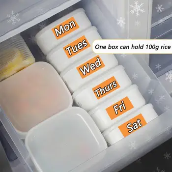 Frigider Proaspete-păstrarea Cutie Dieta Caseta Mini masa de Prânz Containere de Depozitare a Alimentelor Cutie Bento Microwae Încălzire Anti Skid Sigilat Cutie Rece