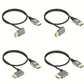 HDMIcompatible 2.1 90 de Grade Unghi Cablu Stanga Dreapta Sus Jos Îndoit pentru HDTV Linie