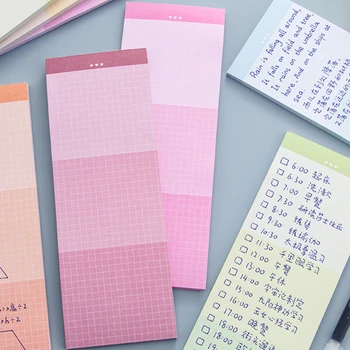 Hârtie colorată Memo Pad Scris Tampoane Non-lipicios Scrapbooking Note Pentru a Face Lista de Verificare Program Planner de Birou Rechizite Școlare