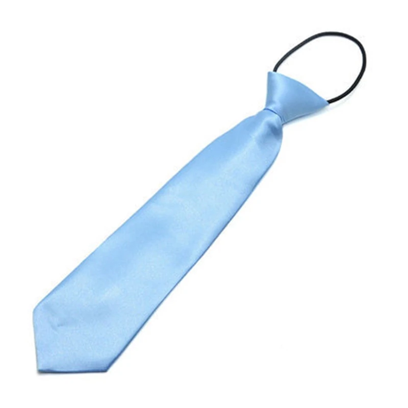 JK Uniformă a Lega Copii Elastic Cravata Skinny Nod Cravata Coborâșuri Uniforme, Cravate - 3
