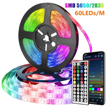 LED Strip 5-15M 300 Led-uri SMD 2835 Diodă Banda RGB 5050 Culoare Unice de Înaltă Calitate cu LED-uri Panglică Flexibil Acasă, Lumini de Decor
