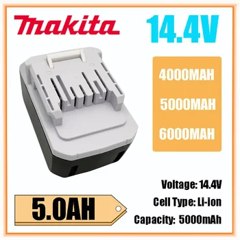 Makita 14,4 V 5.0 AH baterie Reîncărcabilă Li-Ion Baterie Pentru Makita Mak BL1415G BL1413G BL1460G DC18WA UH480D UH520D UM165D UR140D DMR106