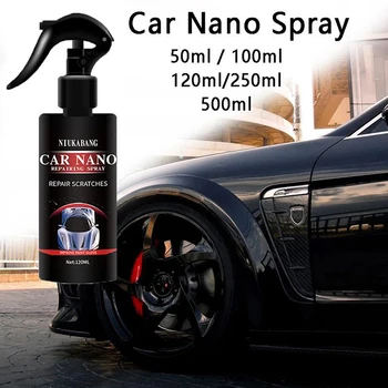 Masina Zero Reparații Nano Spray 50/100ml Anti Scratch Hidrofobe poloneză Nano Acoperire Apa Deplasarea Ceara de Lustruit Auto Accessori