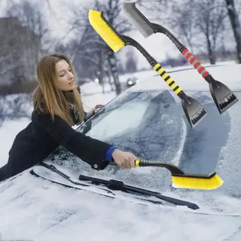 Masina Zăpadă Scrapper Parbriz Auto Fereastră De Zăpadă De Curățare Instrument De Răzuire De Iarnă, Lopată, Racletă De Gheață De Deszăpezire Perie Accesorii