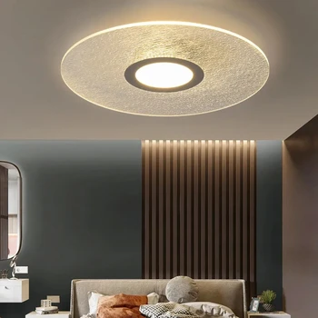 Nordic Rotund Led Lampă de Plafon Acrilic Decor Acasă Reglaj Lumina Plafon cu Control de la Distanță pentru Bucatarie Dormitor