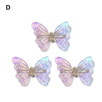 Ornamente de unghii Fermecător de Unghii Decoratiuni de Lungă Durată Ușor de aplicat Vii Elegante Tip Fluture 3D DIY Nail Art-Ornamente