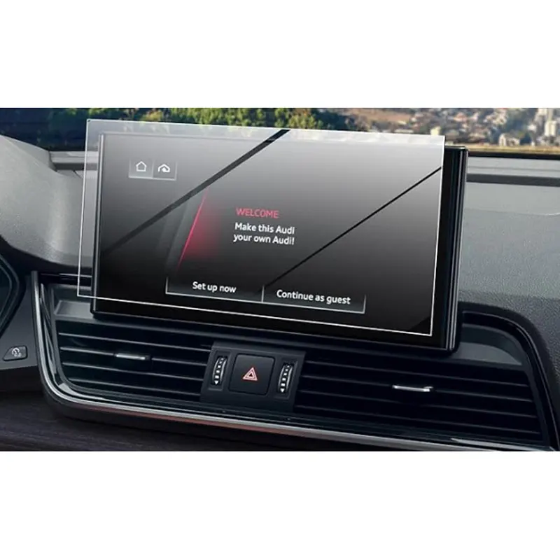 Pentru Audi Q5 10.1 incn 2022 2023 Auto de infotainment, Navigație GPS tabloul de Bord instrument protector Temperat Pahar Ecran Protector - 0
