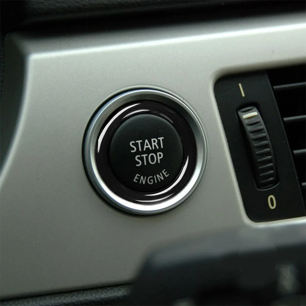 Pentru BMW Seria 3 Cheia Cerc Autocolant Auto Pornire Motor Buton de Oprire de Tapiterie pentru 320i Z4 E89 2009 2012 Modele - 2