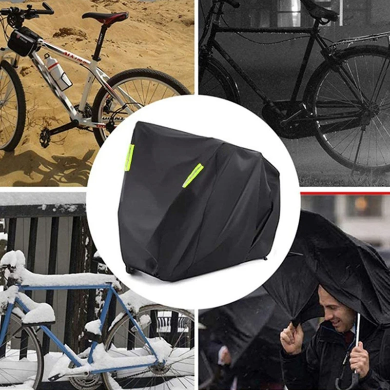 pentru un Plus de Dimensiuni Mari Impermeabil Biciclete Acoperi Oxford Windproof Praf Anti-UV Depozitare în aer liber Protector pentru 1-2 Munte - 1