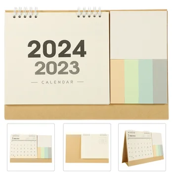 Pumn-în Compania Nou An Favoruri Desktop Calendar 2024 Decora Picioare Flip Hârtie Numărătoarea inversă