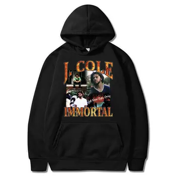 Rapperul J Cole Hip Hop de Imprimare Hanorace de Moda de Îmbrăcăminte pentru Bărbați Supradimensionate Casual Vintage Harajuku Gotic Tricoul Streetwear Hoodie