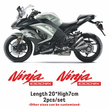 Reflectorizante Motocicleta Kawasaki Autocolante Dovada de Apă Rezervor de Logo Set Emblema Decalcomanii Pentru Kawasaki Ninja 1000 SX