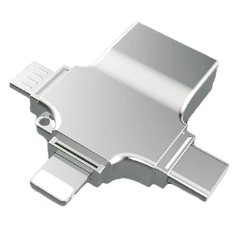 SD Card Reader Micro-Adaptor pentru Carduri 4 În 1 USB 3.0 Micro-Sd La USB Cardreader USB Cardreader Pentru Apple Interfață OTG Adaptador
