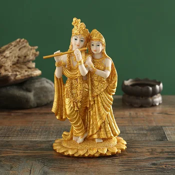 Statuia Lui Buddha De Rășină Figurina Zeu Hindus Zeita Decor, Cadouri De Meditație Figurine Sculptura Ornamente
