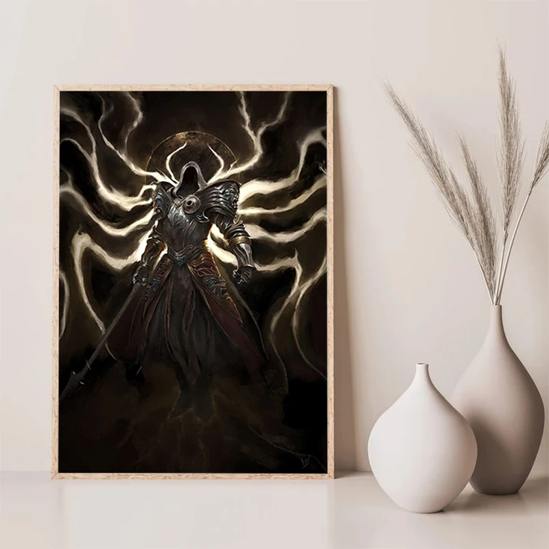Tablouri mari Moderne de Decorare Camera de zi Diablo IV Poster, Postere de Perete Decor Acasă Decore Cu Livrare Gratuita Panza de Artă - 1
