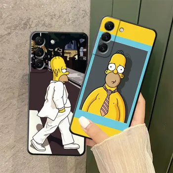 The-Simpsons Homer Amuzant Telefon Caz pentru Redmi Nota 12 11 10 Pro 9 8 7 8T Pentru redmi 12C 10C 10 9A 9C 9 K40 Capac de Silicon
