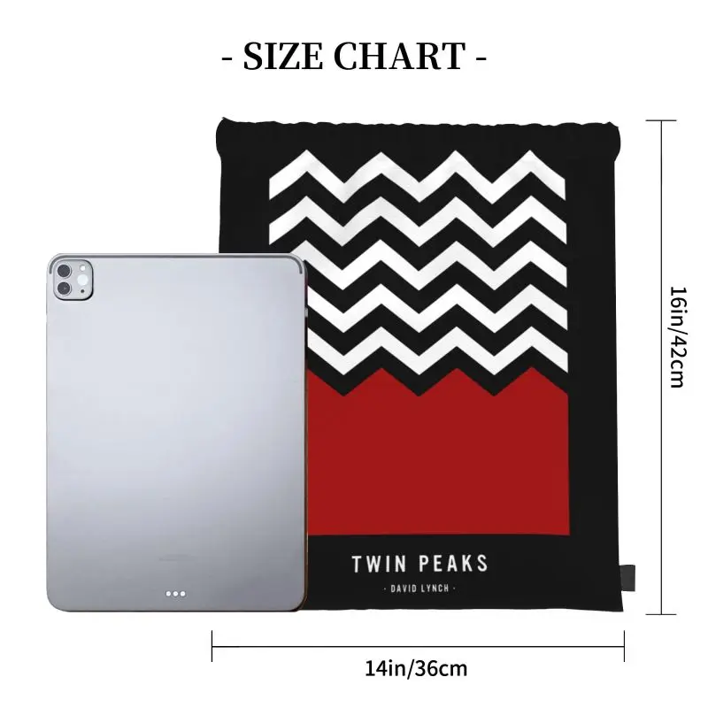 Twin Peaks De David Lynch Camiseta Cordon Saci Sac Sală De Gimnastică Fierbinte Arta Print - 1