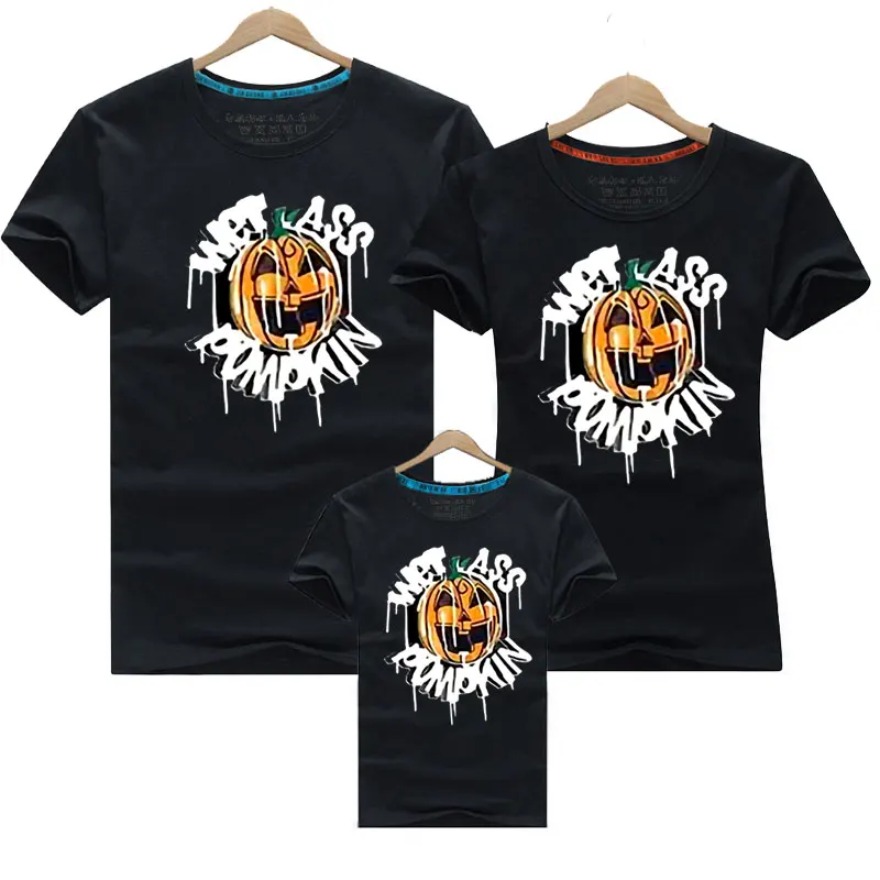 Uite de familie Adulți Copii T-shirt Mama Fiica Haine de Halloween Fete Băiat Tata Mama T-shirt de Halloween Familie de Potrivire T-shirt - 2