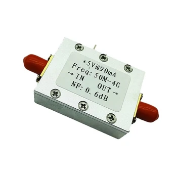 Ultra Redus de Zgomot NF=0.6 DB Înaltă Liniaritate 0.05-4G de bandă largă de Amplificare LNA Intrare în Jos Pentru Modulul RF Ușor de instalat