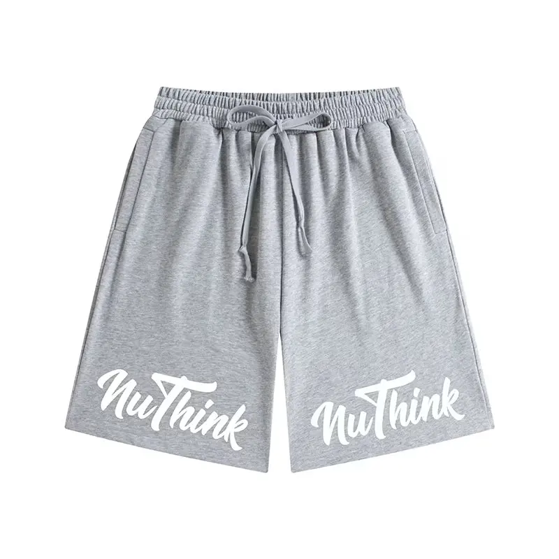 Vara Mare pentru bărbați Shorts pentru Bărbați Noua Moda coreeană Gri Baschet pantaloni Scurți Harajuku High Street Barbati Haine Barbati Casual pantaloni de Trening - 1