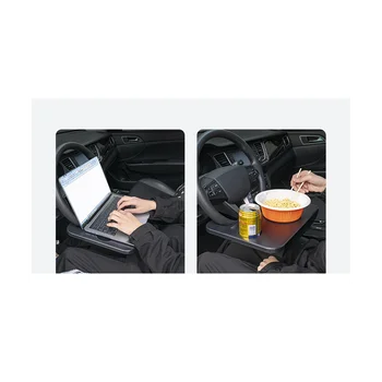 Volan Tava cu Mașina de Umplere Decalaj Organizator,Tava de Alimentare pentru a Mânca în Mașină Laptop de Birou,de Călătorie Accesorii Auto
