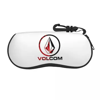 Volcoms Logo Ochelari De Soare Caz Moale Din Neopren Cu Fermoar Diamante Shell Ochelari De Caz Personalizate, Caseta De Protecție Pentru Ochelari