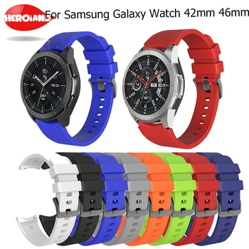 sport 20/22mm curea Silicon pentru Samsung Galaxy Watch 42mm ceasul inteligent trupa pentru Samsung Galaxy Watch 46mm Brățară Accesorii